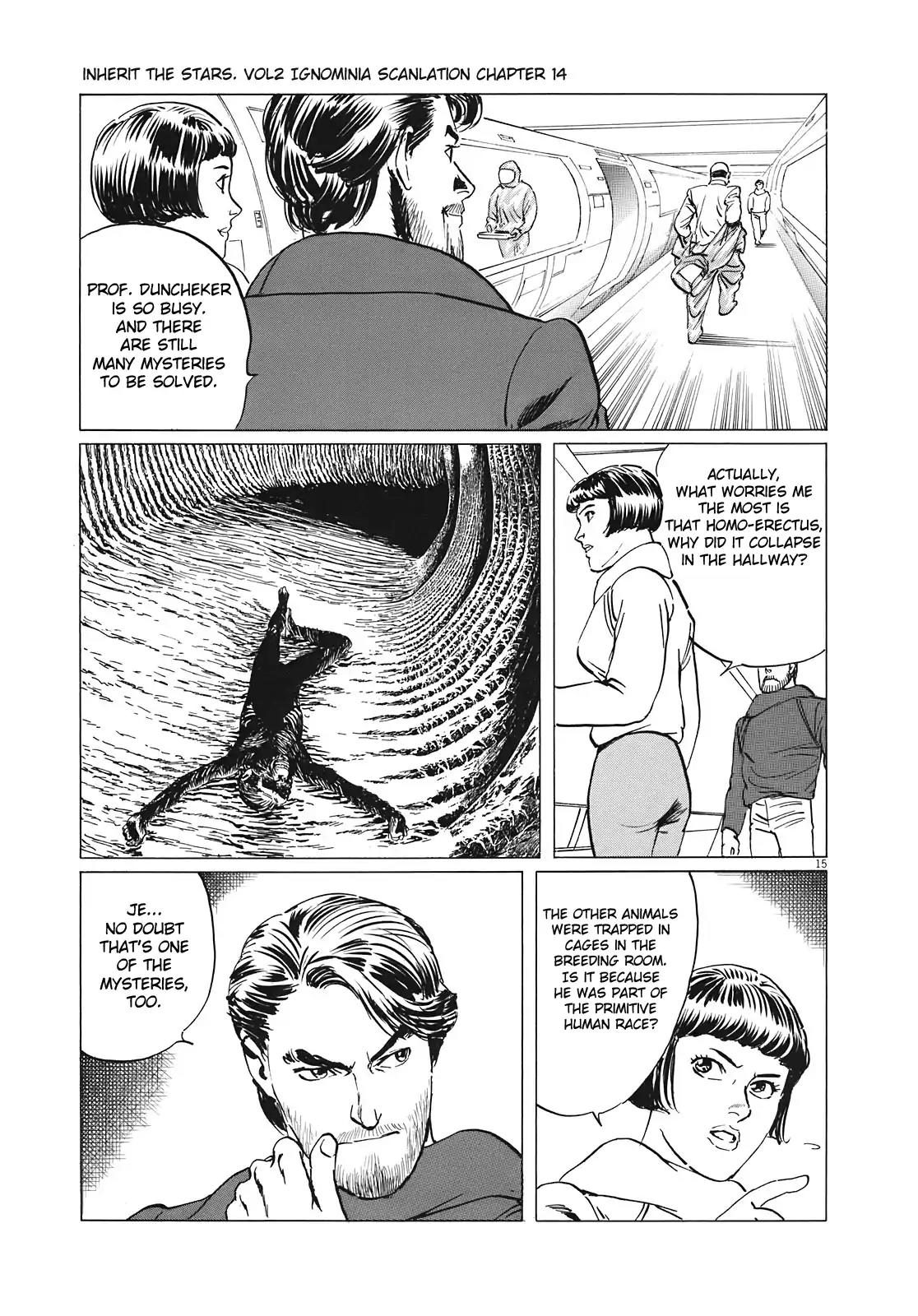 Hoshi o Tsugu Mono Chapter 14 page 15 - Chapter 14: Waves