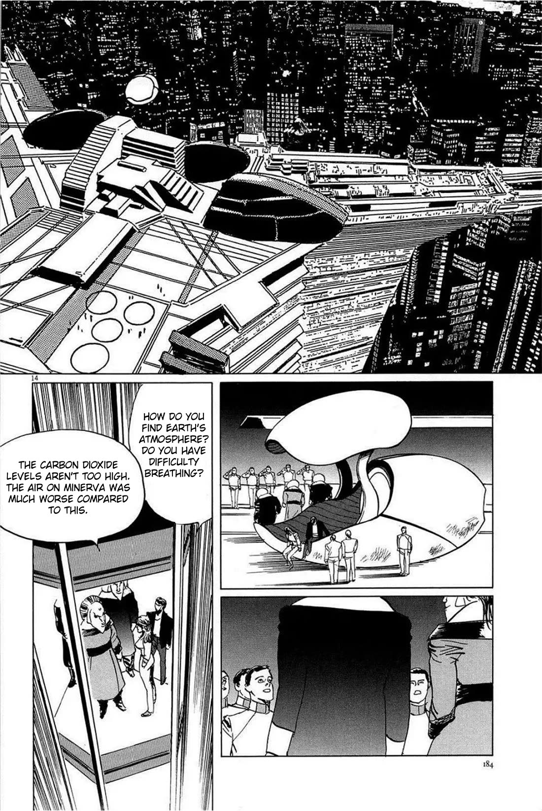 Hoshi o Tsugu Mono Chapter 25 page 14 - Chapter 25: Gravitational Waves Communication