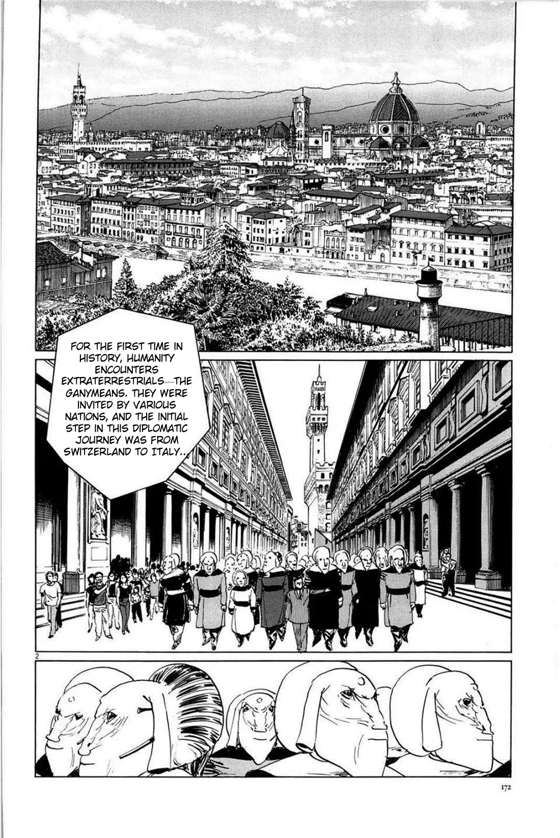 Hoshi o Tsugu Mono Chapter 25 page 2 - Chapter 25: Gravitational Waves Communication