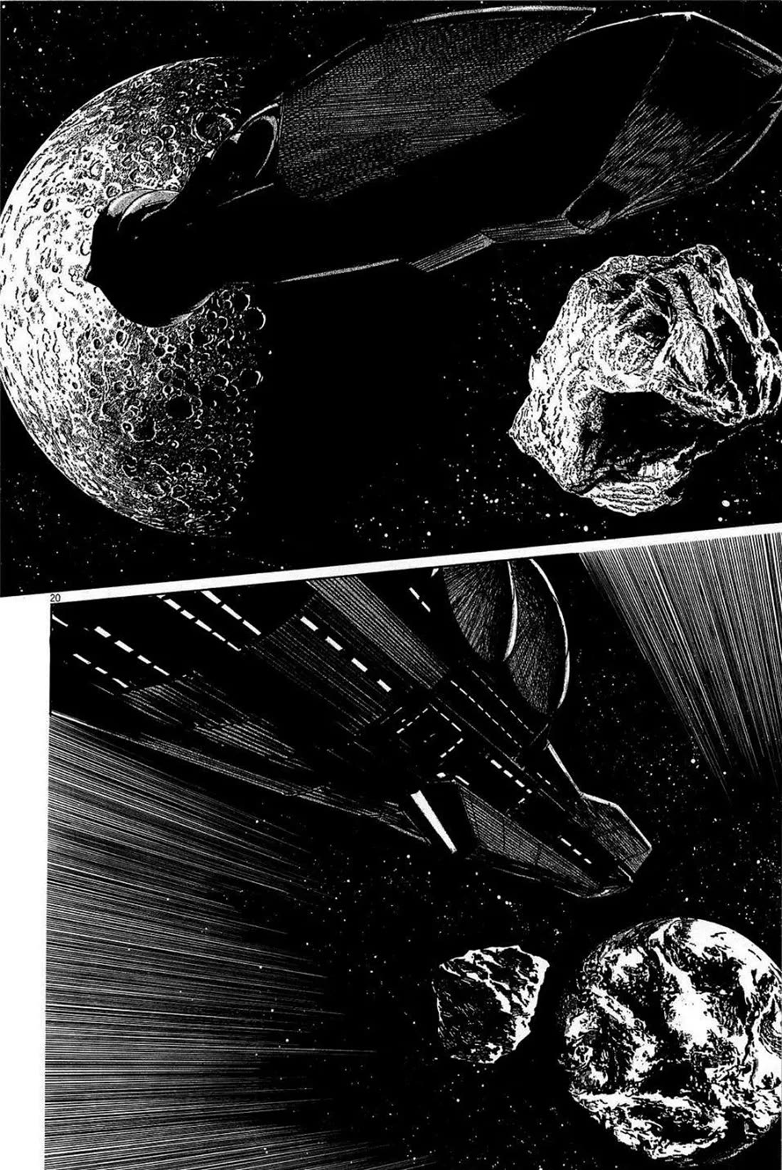 Hoshi o Tsugu Mono Chapter 25 page 20 - Chapter 25: Gravitational Waves Communication