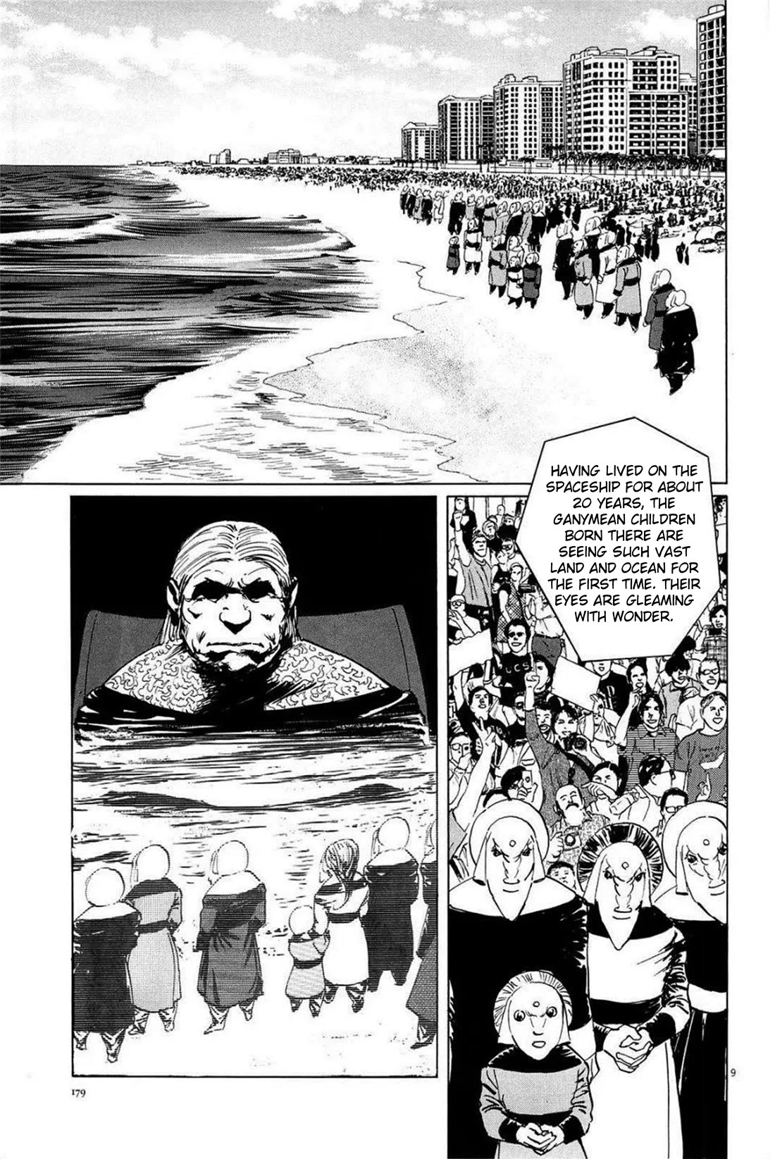 Hoshi o Tsugu Mono Chapter 25 page 9 - Chapter 25: Gravitational Waves Communication