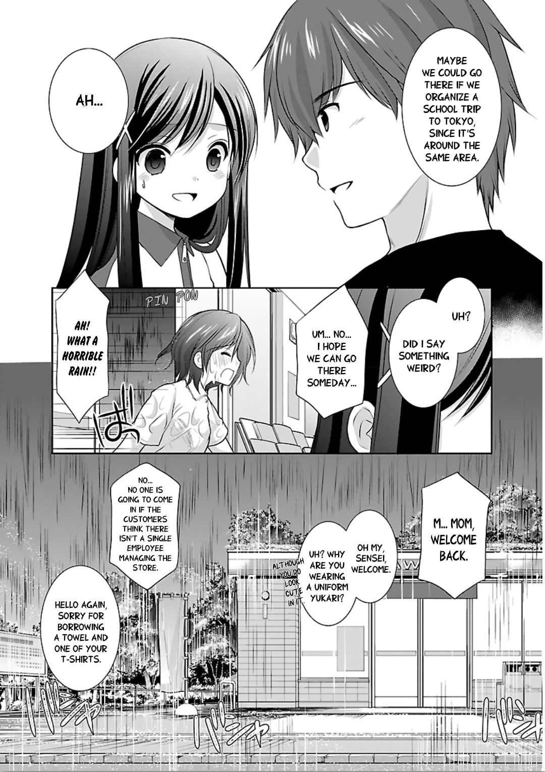 Hoshihimemura no Naishobanashi Chapter 11 page 14 - Chapter 11: A rainy day at the convenience store