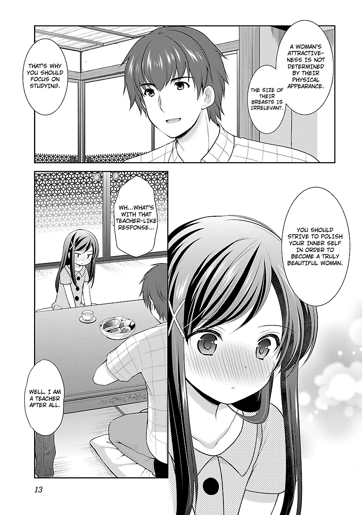 Hoshihimemura no Naishobanashi Chapter 20 page 14 - Chapter 20: Please sensei