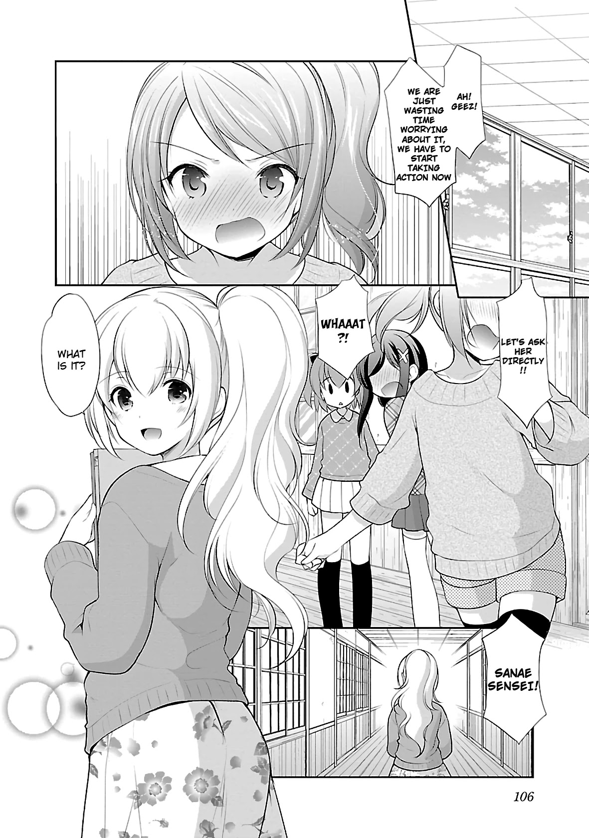 Hoshihimemura no Naishobanashi Chapter 30 page 8 - Chapter 30: The Kids and Sanae Sensei