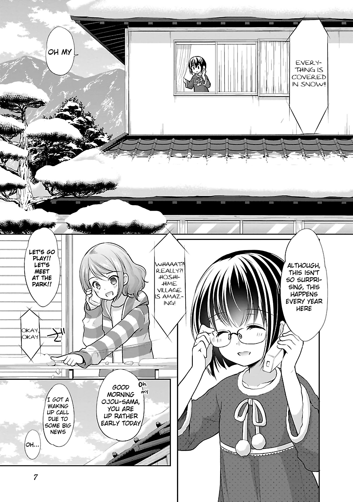 Hoshihimemura no Naishobanashi Chapter 33 page 8 - Chapter 33: Snow and Uniform