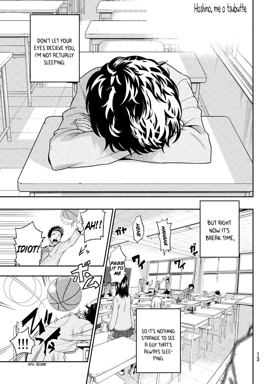 Hoshino, Me o Tsubutte. Chapter 1 page 7 - Chapter 1: Chasing Stars