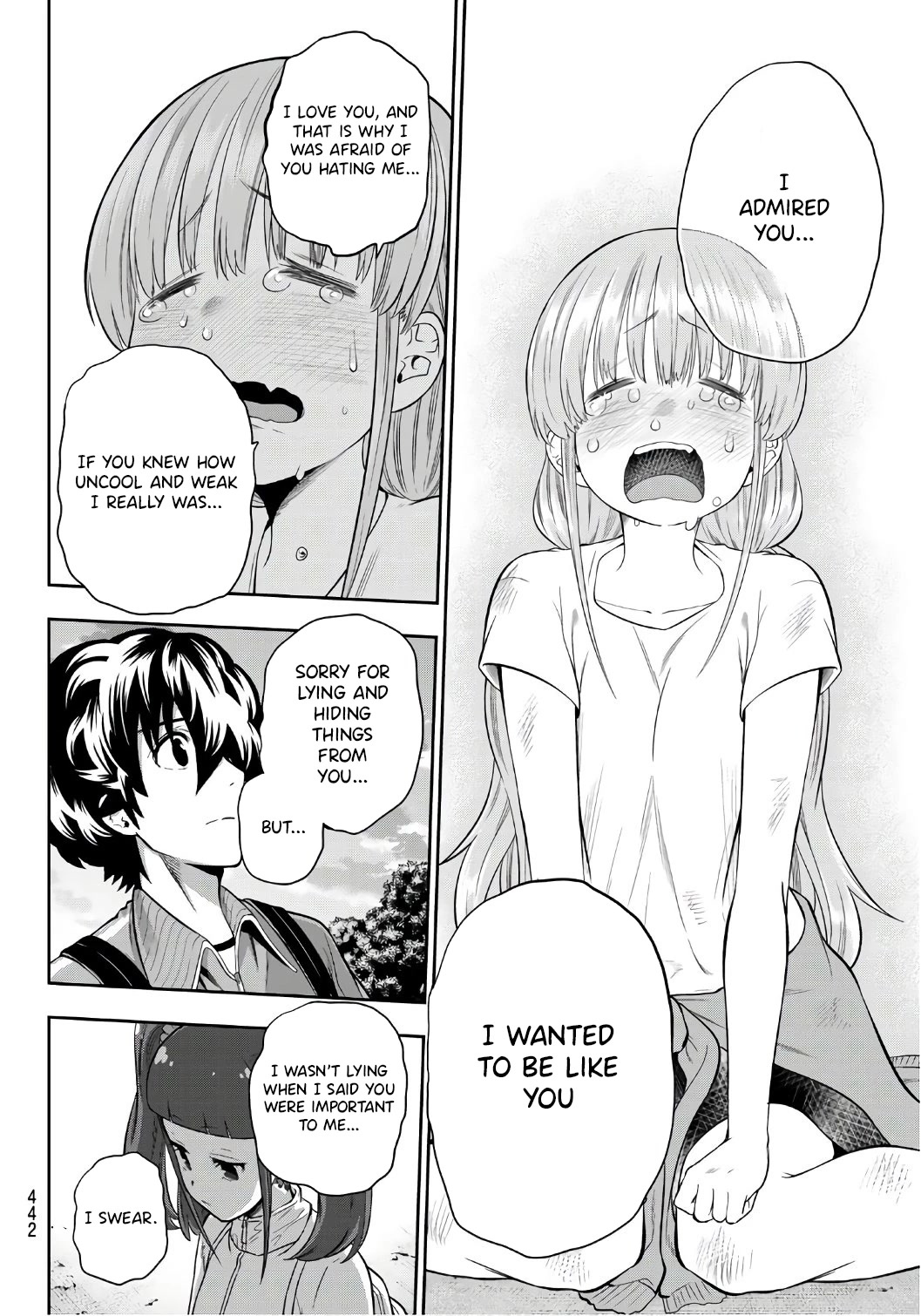 Hoshino, Me o Tsubutte. Chapter 104 page 13 - Chapter 104: Affection and Emotional Barriers