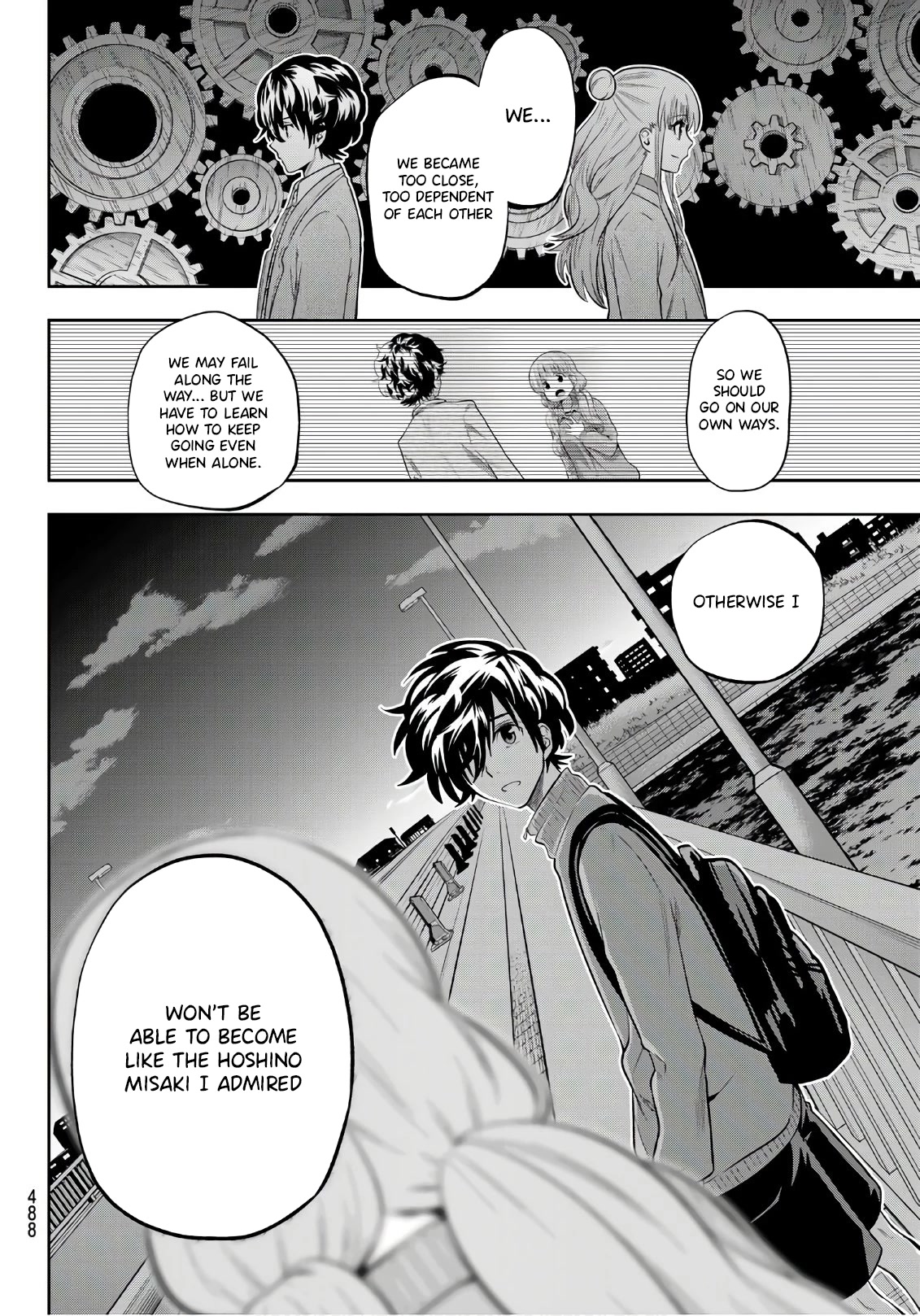 Hoshino, Me o Tsubutte. Chapter 105 page 11 - Chapter 105: An Unseparable Bond