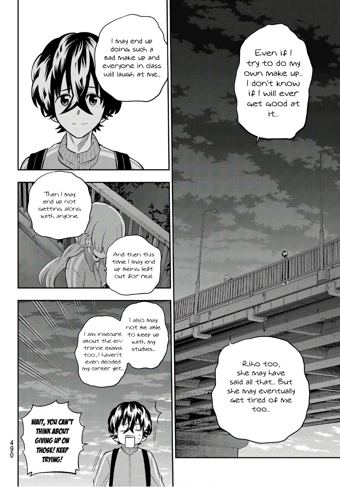Hoshino, Me o Tsubutte. Chapter 105 page 13 - Chapter 105: An Unseparable Bond