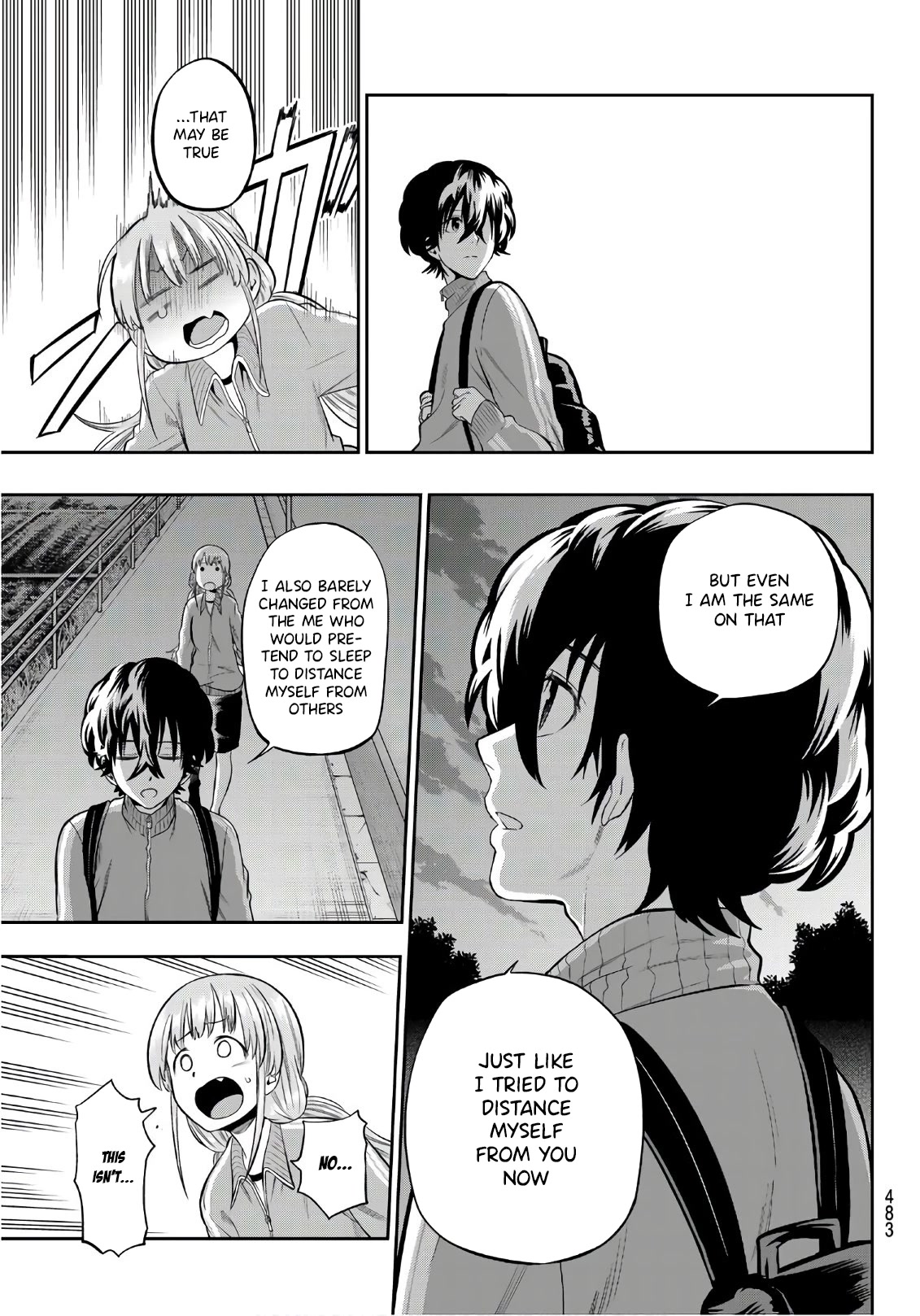 Hoshino, Me o Tsubutte. Chapter 105 page 7 - Chapter 105: An Unseparable Bond