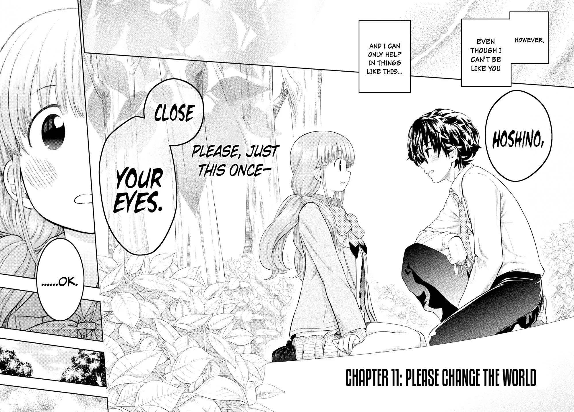 Hoshino, Me o Tsubutte. Chapter 11 page 17 - Chapter 11: Please Change The World