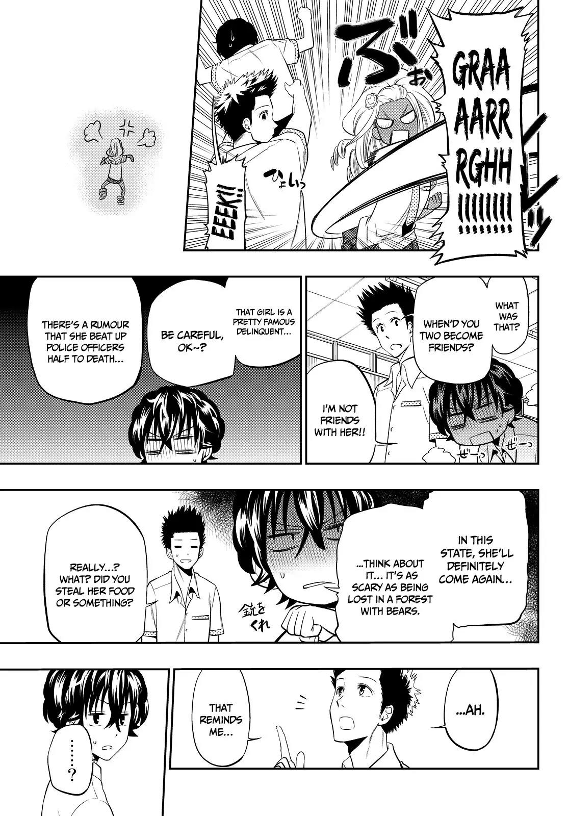 Hoshino, Me o Tsubutte. Chapter 20 page 10 - Chapter 20: Crocodile and Jump