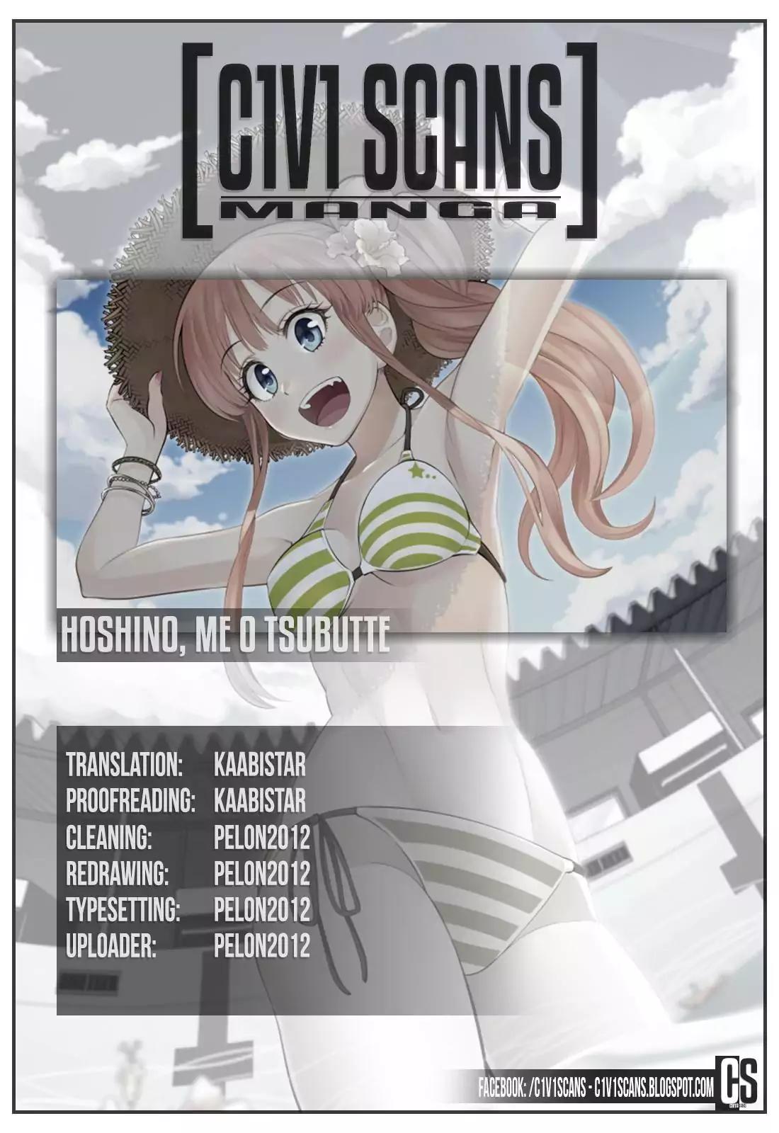 Hoshino, Me o Tsubutte. Chapter 28 page 1 - Chapter 28: Let's Have Fun 'Til the End