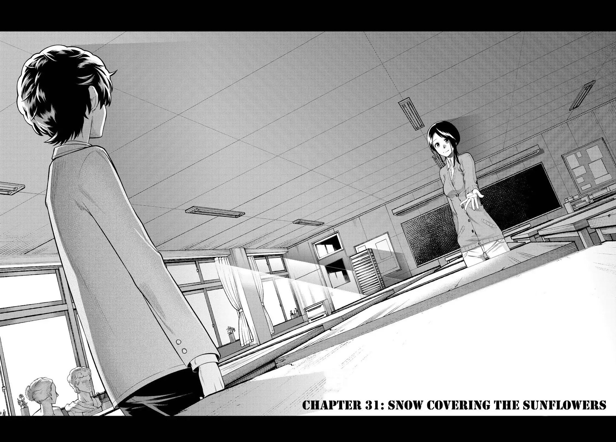 Hoshino, Me o Tsubutte. Chapter 31 page 2 - Chapter 31: Snow Covering the Sunflowers