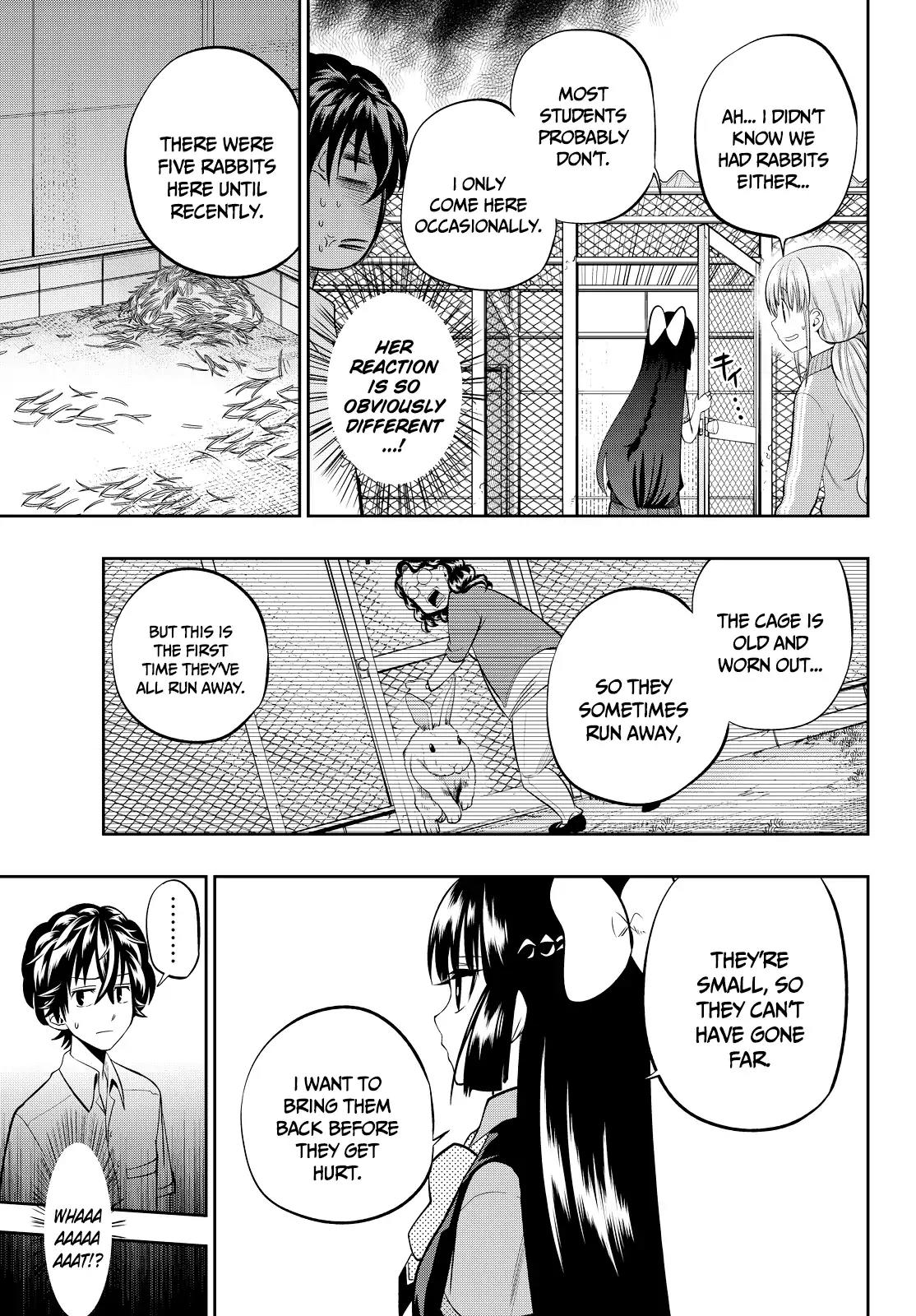 Hoshino, Me o Tsubutte. Chapter 34 page 9 - Chapter 34: The Rabbit And The Moon