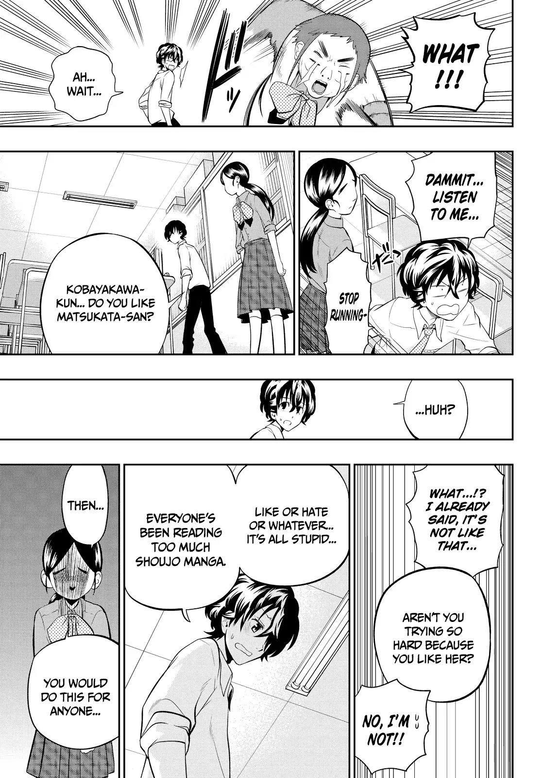 Hoshino, Me o Tsubutte. Chapter 46 page 11 - Chapter 46: The Story Is a Bit Unstable?