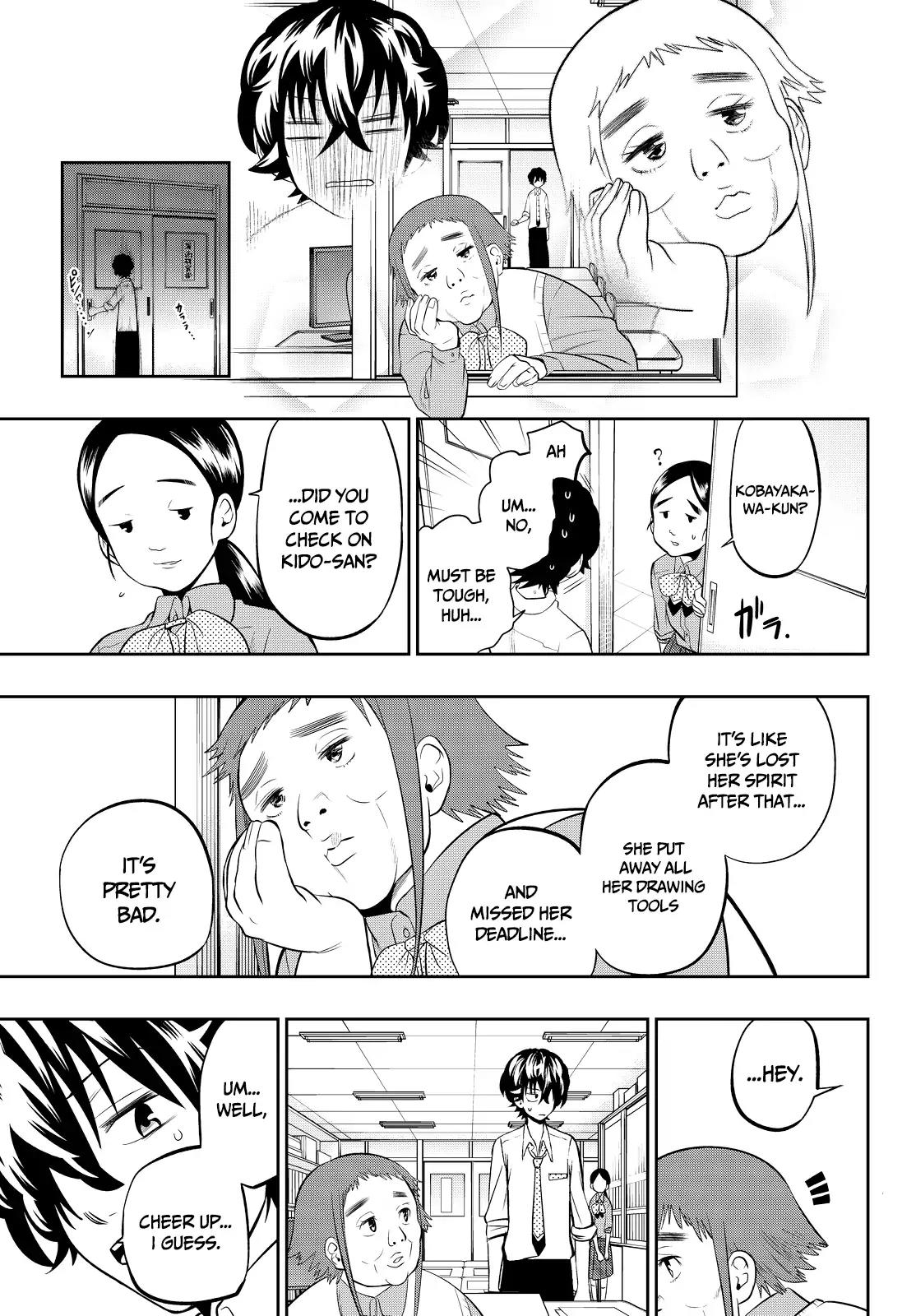Hoshino, Me o Tsubutte. Chapter 46 page 9 - Chapter 46: The Story Is a Bit Unstable?