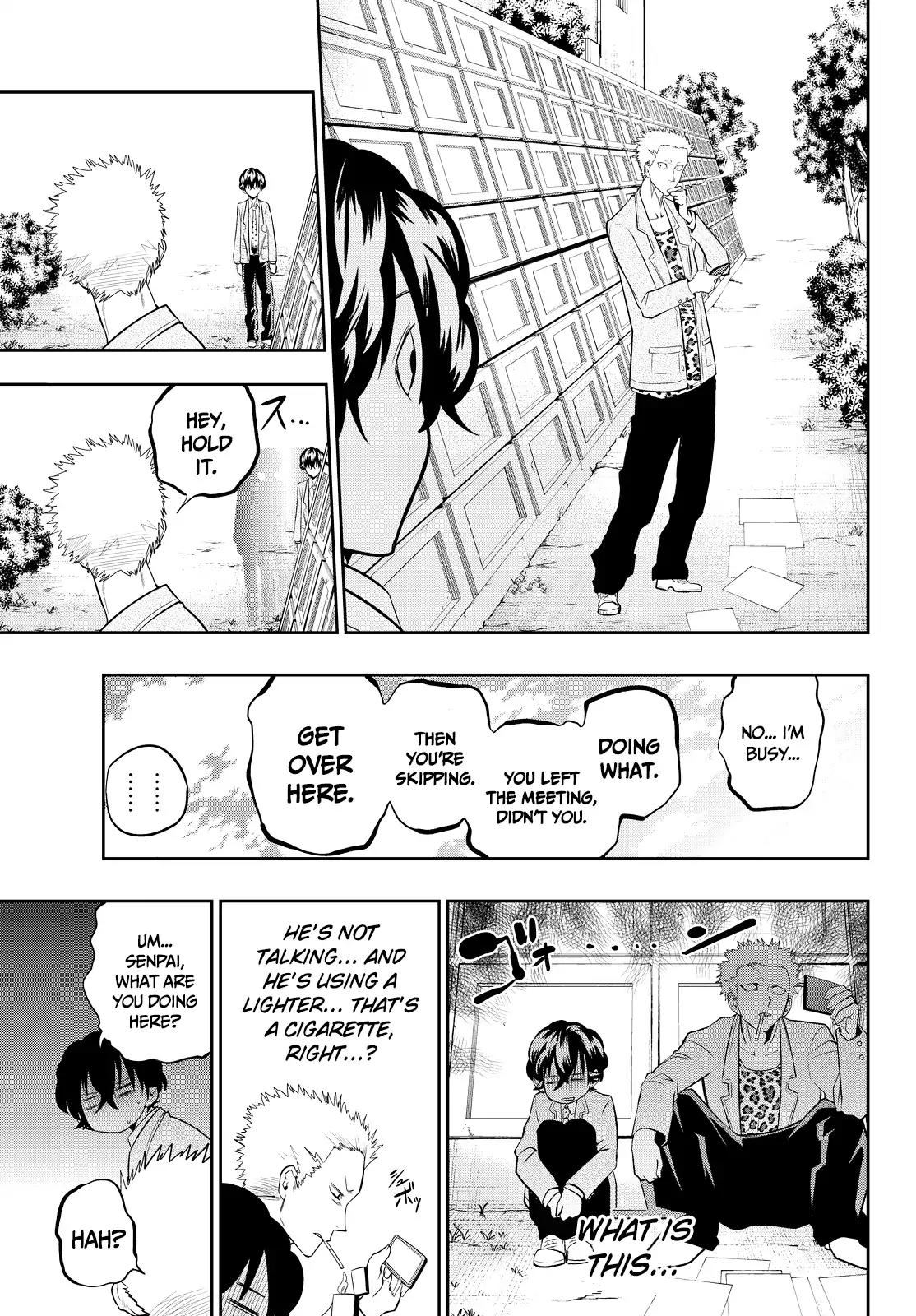 Hoshino, Me o Tsubutte. Chapter 51 page 12 - Chapter 51: Free Step