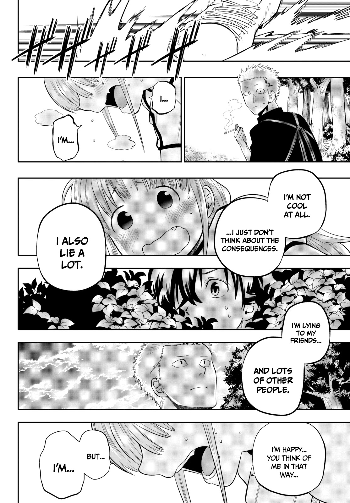 Hoshino, Me o Tsubutte. Chapter 58 page 18 - Chapter 58: The Song of Someone Who was Once A Boy