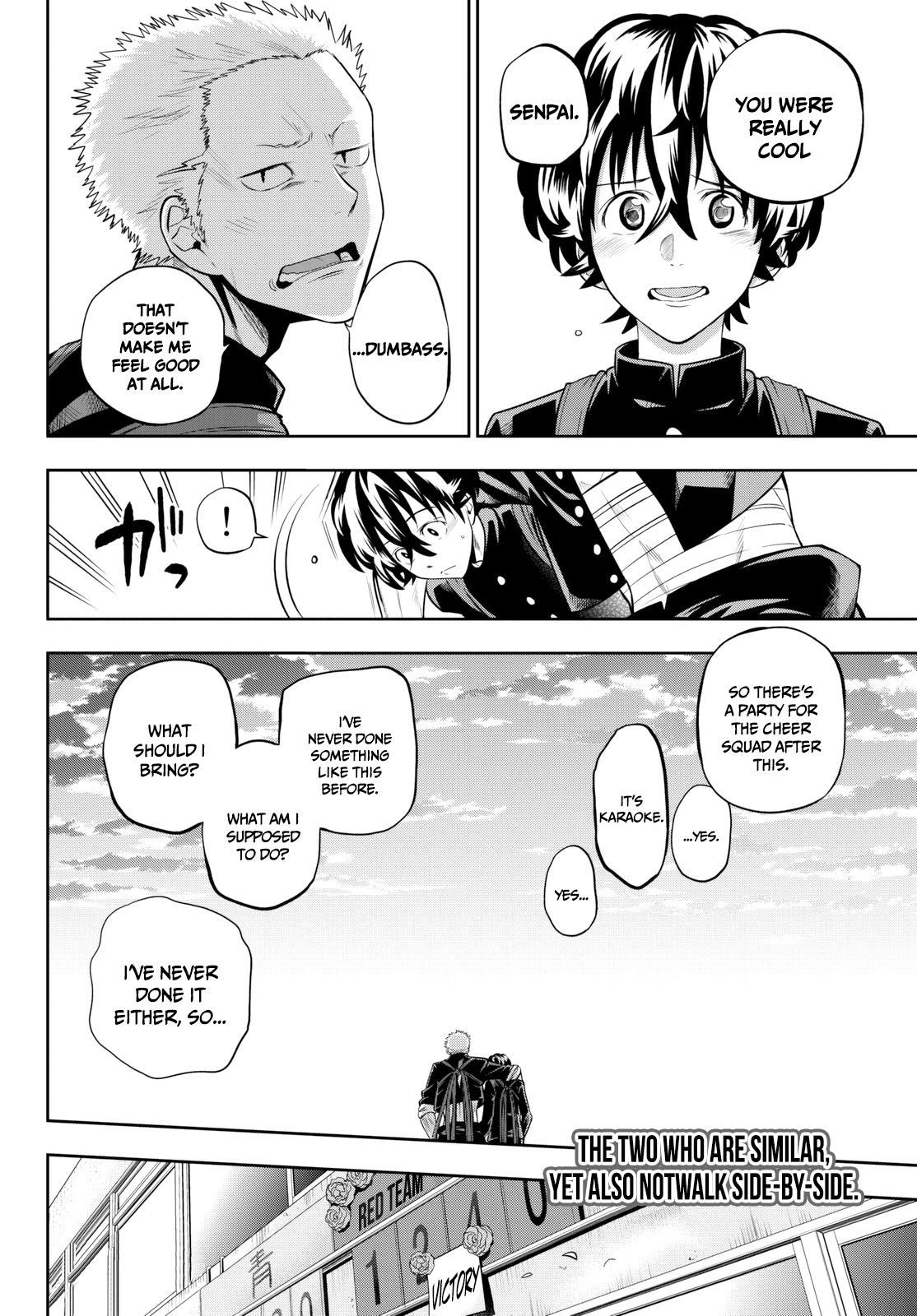 Hoshino, Me o Tsubutte. Chapter 58 page 22 - Chapter 58: The Song of Someone Who was Once A Boy