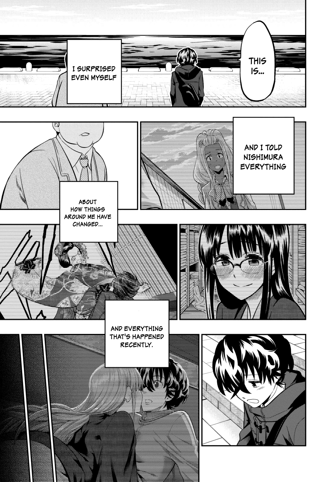Hoshino, Me o Tsubutte. Chapter 65 page 10 - Chapter 65: A Classroom Adrift
