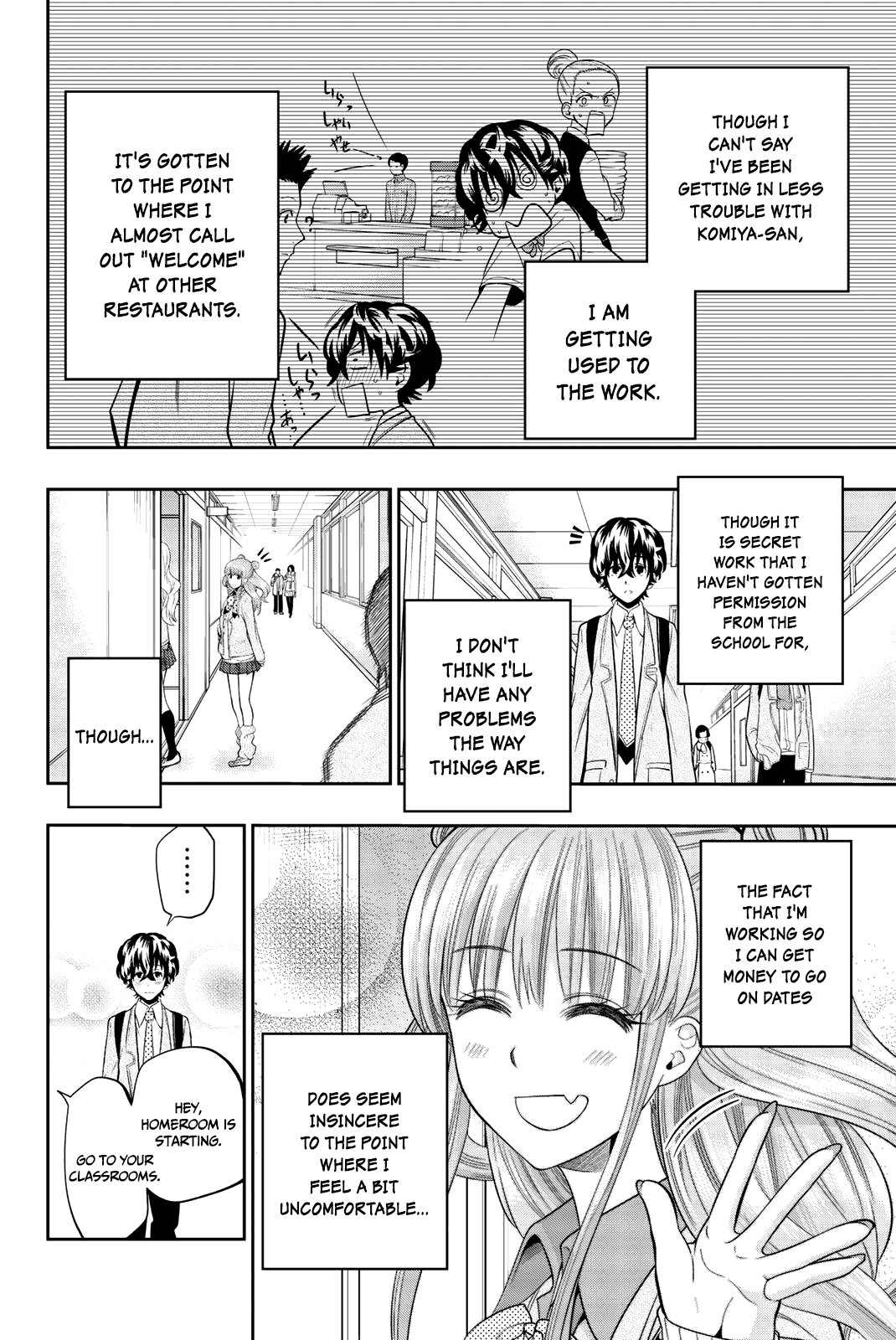 Hoshino, Me o Tsubutte. Chapter 70 page 9 - Chapter 70: Girlfriend