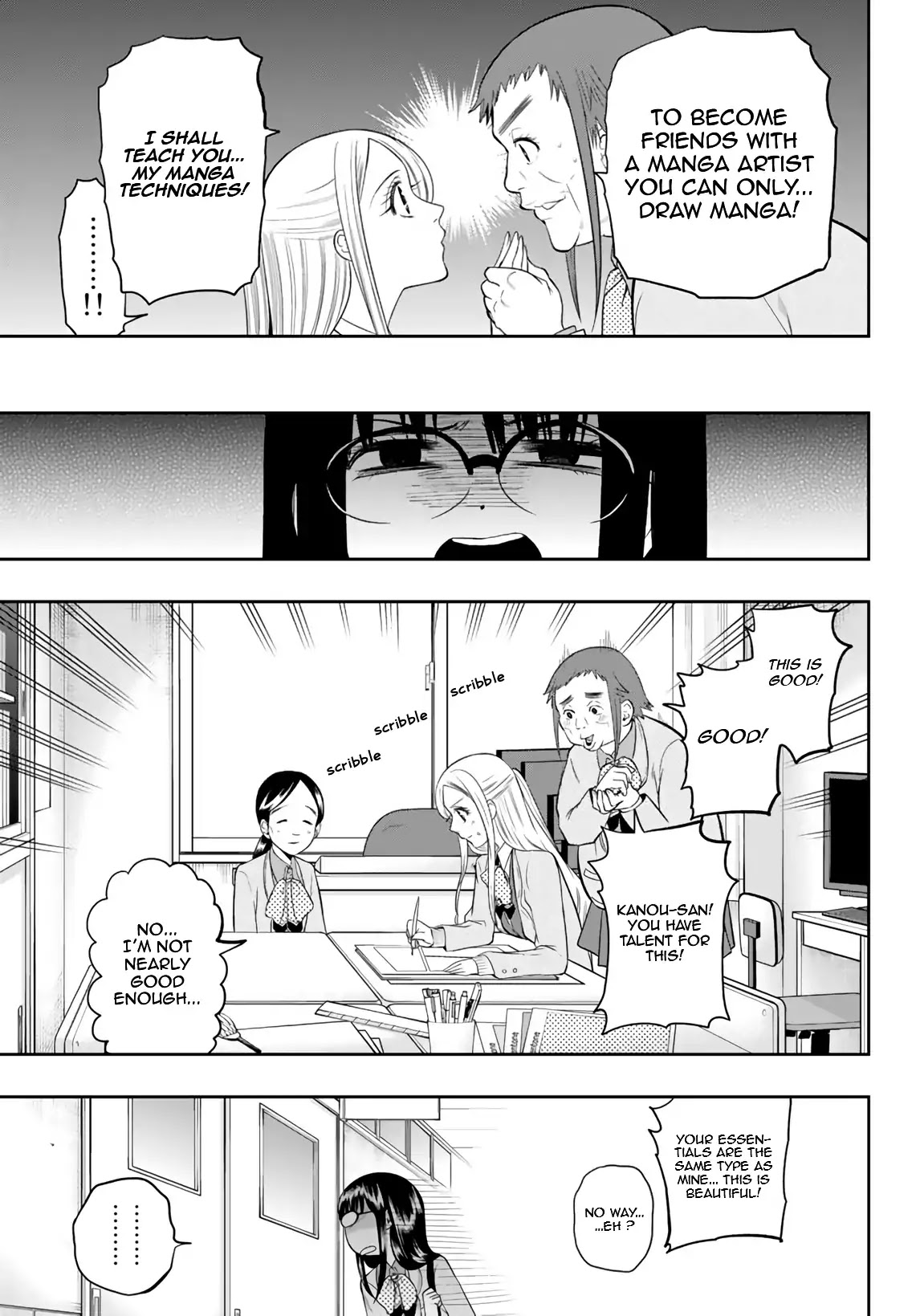 Hoshino, Me o Tsubutte. Chapter 74 page 10 - Chapter 74: Don't wait for the rainbow, cross the bridge.