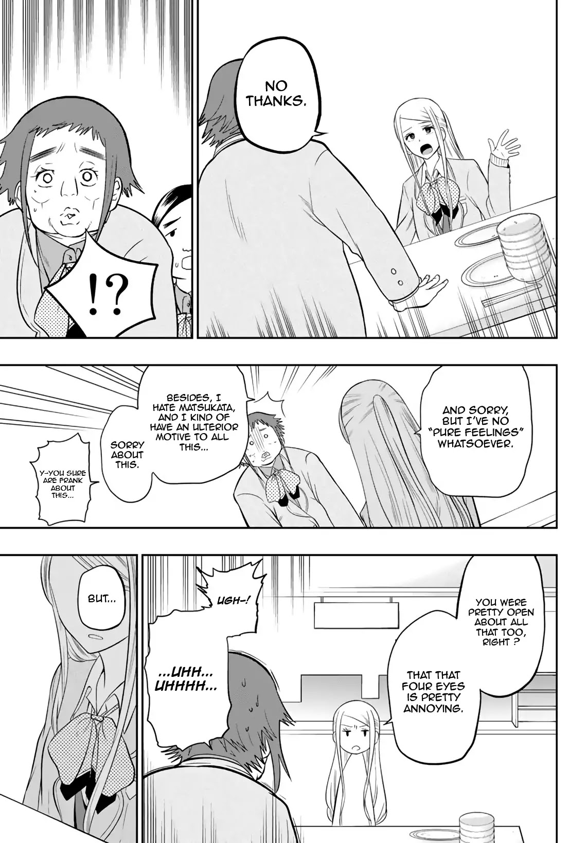 Hoshino, Me o Tsubutte. Chapter 74 page 14 - Chapter 74: Don't wait for the rainbow, cross the bridge.