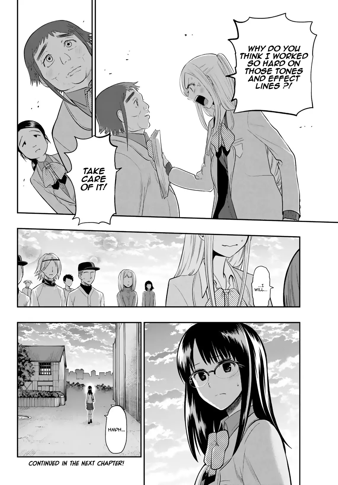 Hoshino, Me o Tsubutte. Chapter 74 page 21 - Chapter 74: Don't wait for the rainbow, cross the bridge.
