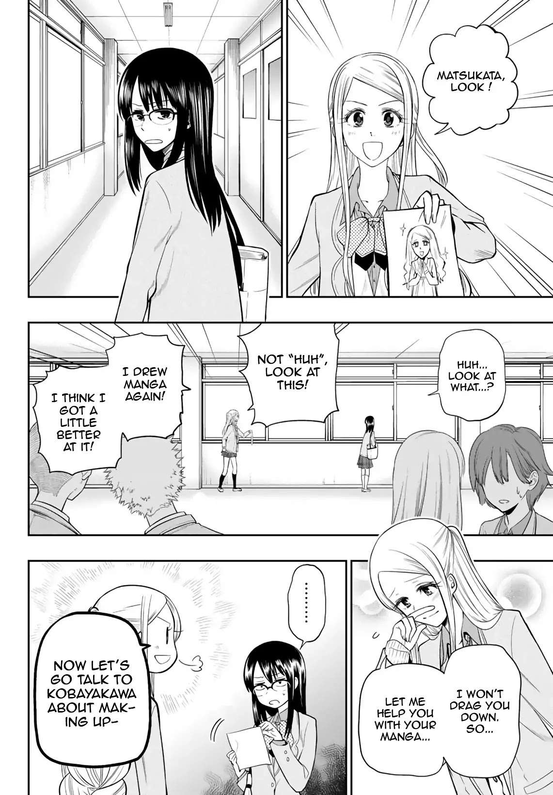 Hoshino, Me o Tsubutte. Chapter 74 page 3 - Chapter 74: Don't wait for the rainbow, cross the bridge.