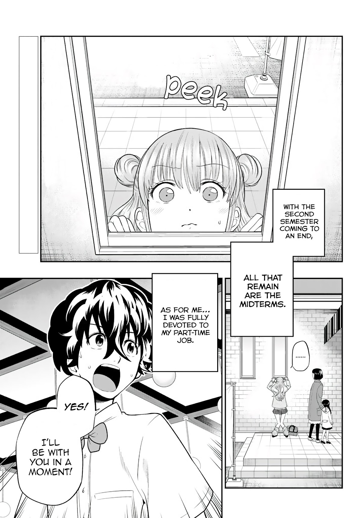 Hoshino, Me o Tsubutte. Chapter 77 page 2 - Chapter 77: Sharp Words in a Colorful Town