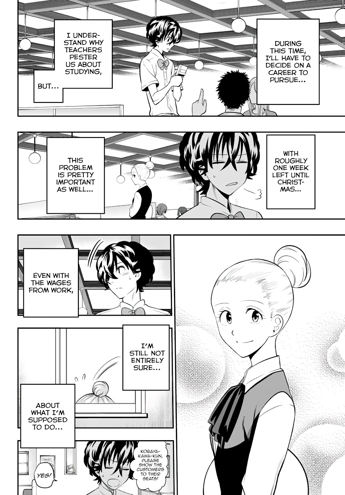 Hoshino, Me o Tsubutte. Chapter 77 page 3 - Chapter 77: Sharp Words in a Colorful Town