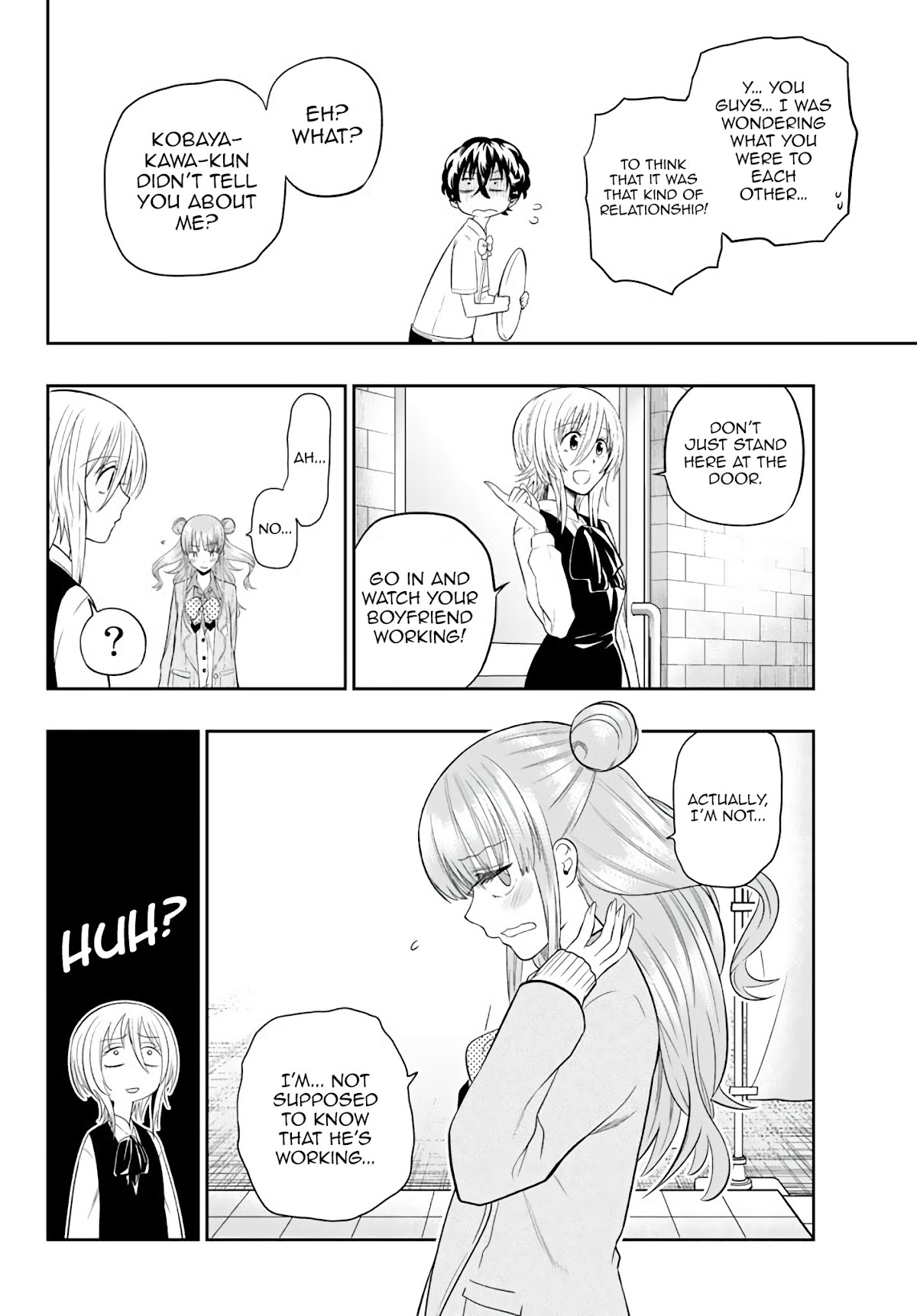 Hoshino, Me o Tsubutte. Chapter 77 page 5 - Chapter 77: Sharp Words in a Colorful Town