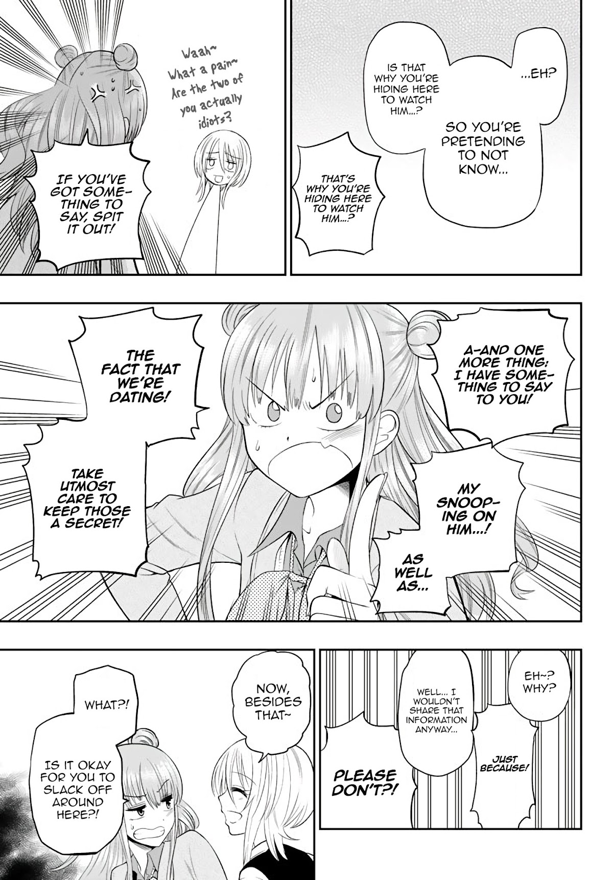 Hoshino, Me o Tsubutte. Chapter 77 page 6 - Chapter 77: Sharp Words in a Colorful Town