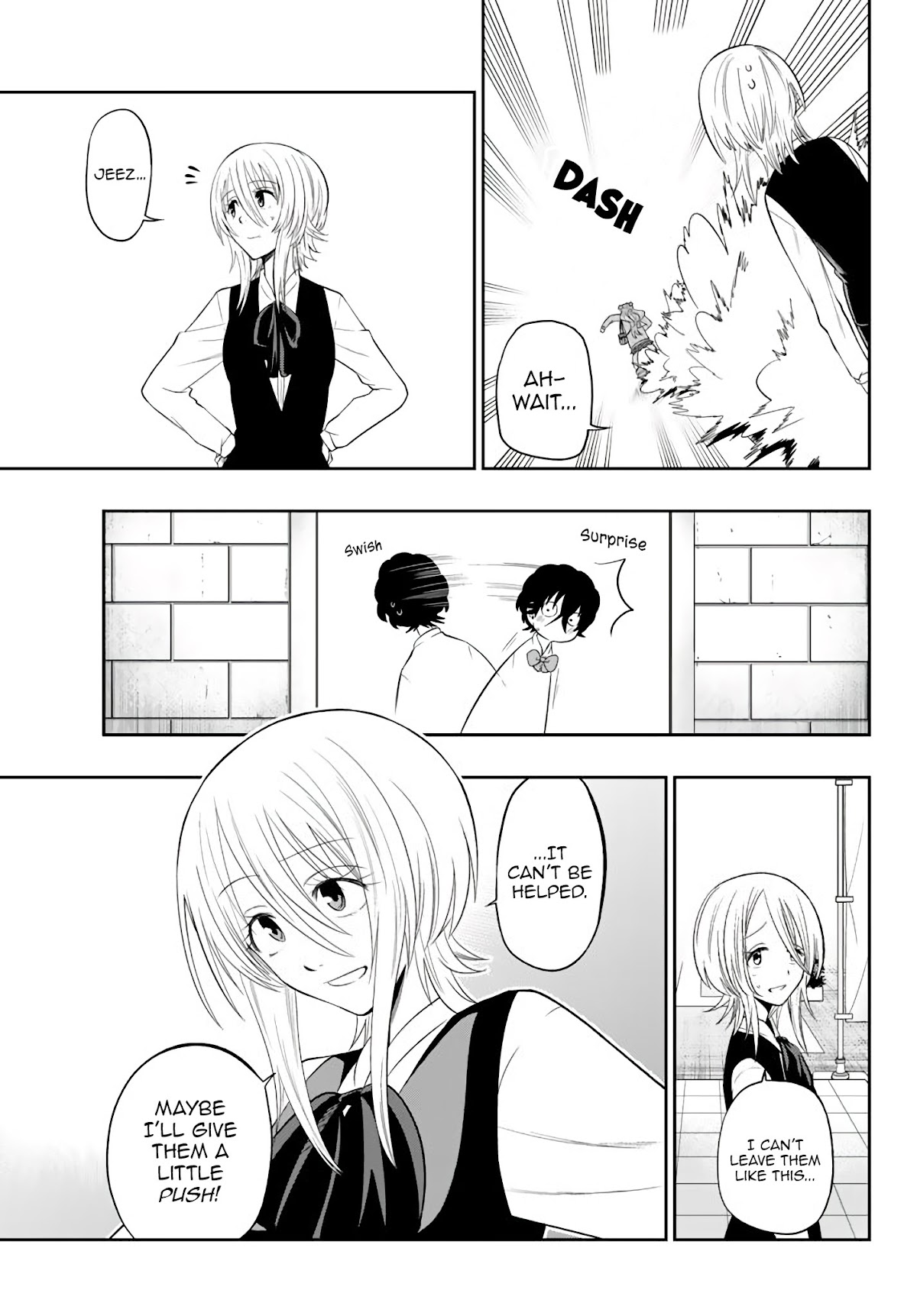 Hoshino, Me o Tsubutte. Chapter 77 page 8 - Chapter 77: Sharp Words in a Colorful Town