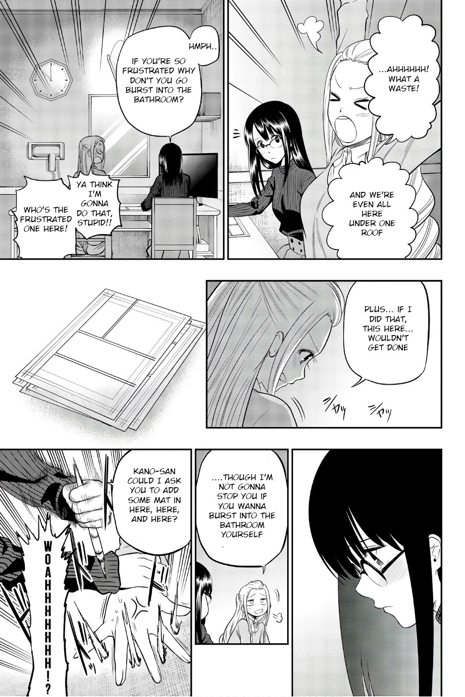 Hoshino, Me o Tsubutte. Chapter 83 page 18 - Chapter 83: Laying Down in the Room Like This, Like Waiting for Death to Come