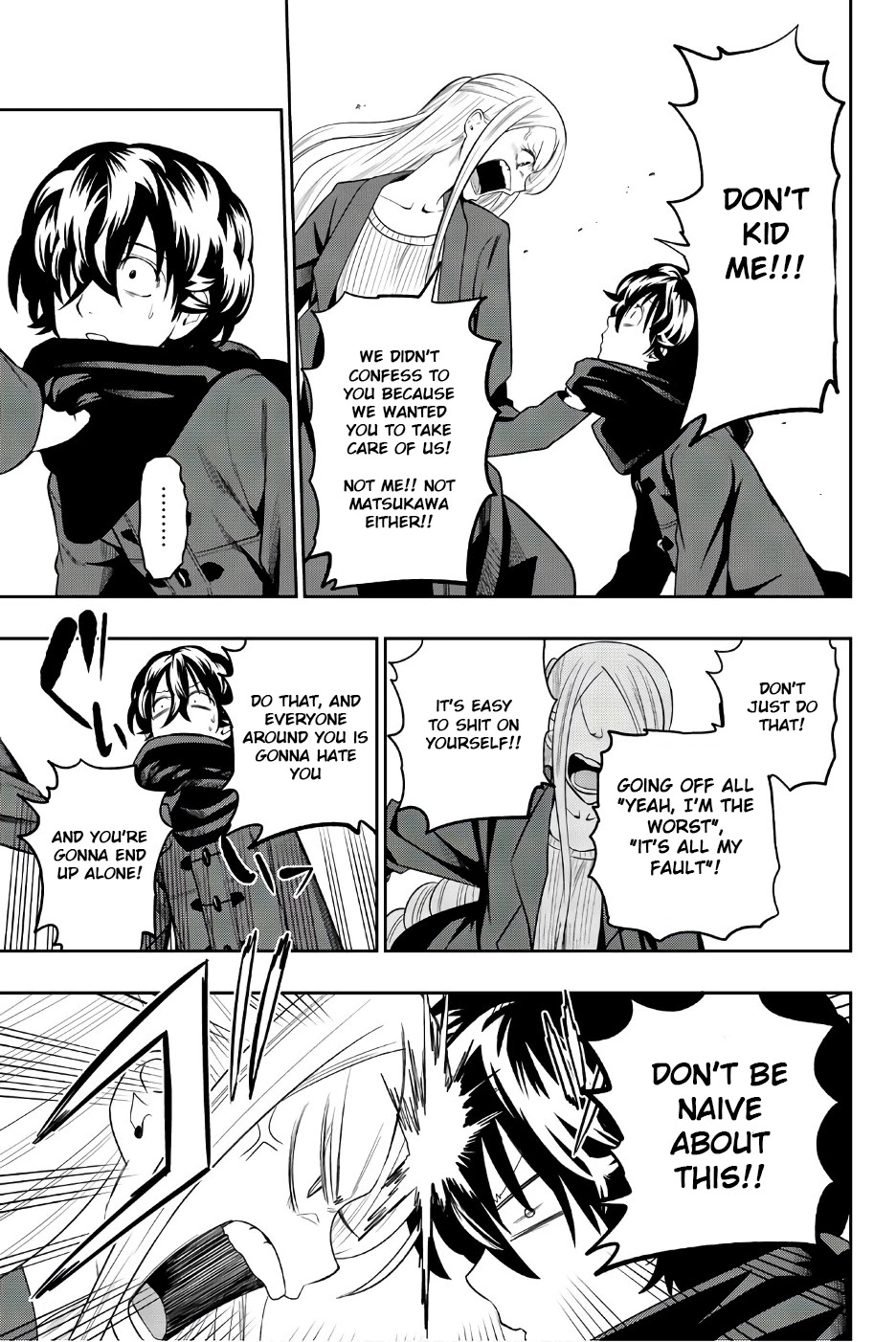 Hoshino, Me o Tsubutte. Chapter 84 page 15 - Chapter 84: This is All Pain I've Felt Before
