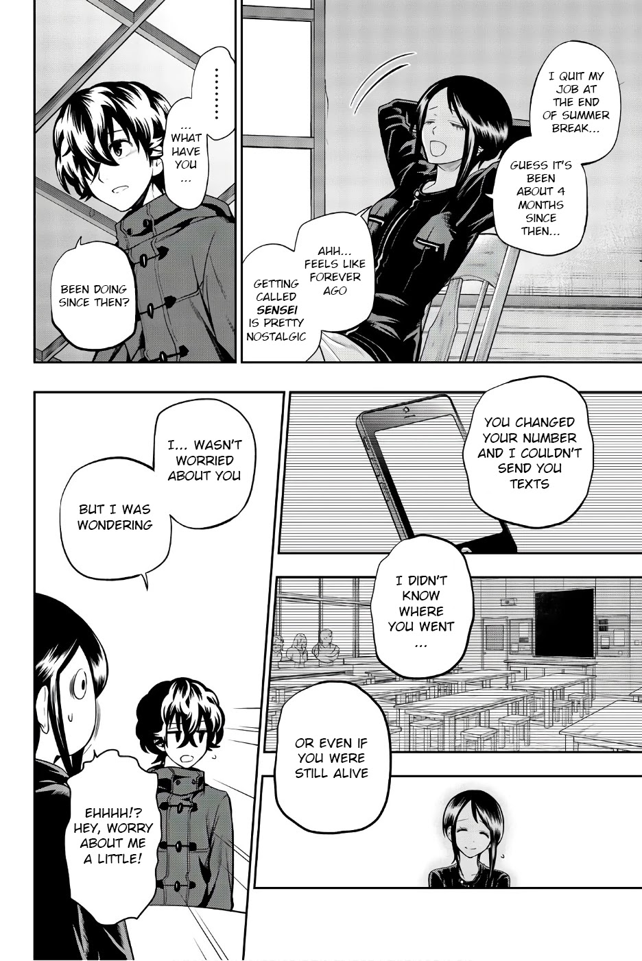 Hoshino, Me o Tsubutte. Chapter 85 page 10 - Chapter 85: Wandervogel 3