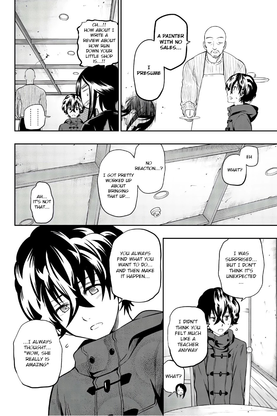 Hoshino, Me o Tsubutte. Chapter 85 page 12 - Chapter 85: Wandervogel 3