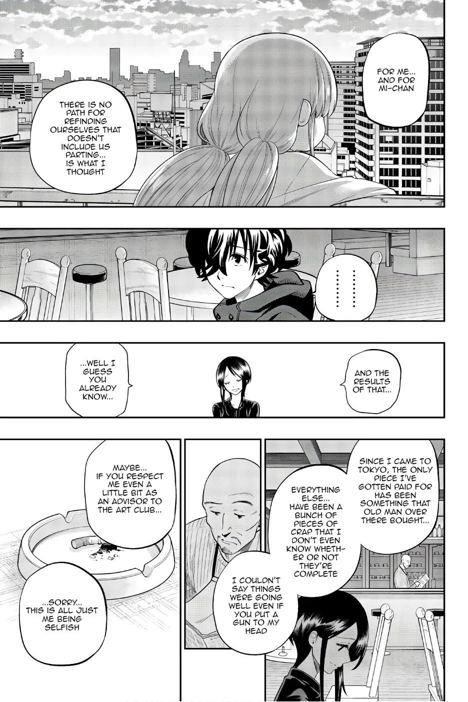 Hoshino, Me o Tsubutte. Chapter 86 page 11 - Chapter 86: Painkiller