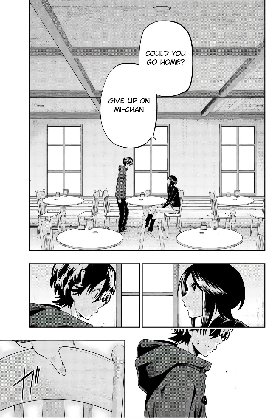 Hoshino, Me o Tsubutte. Chapter 86 page 3 - Chapter 86: Painkiller