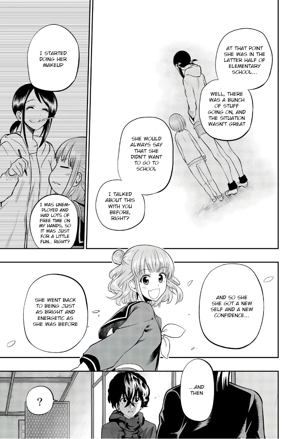 Hoshino, Me o Tsubutte. Chapter 86 page 9 - Chapter 86: Painkiller