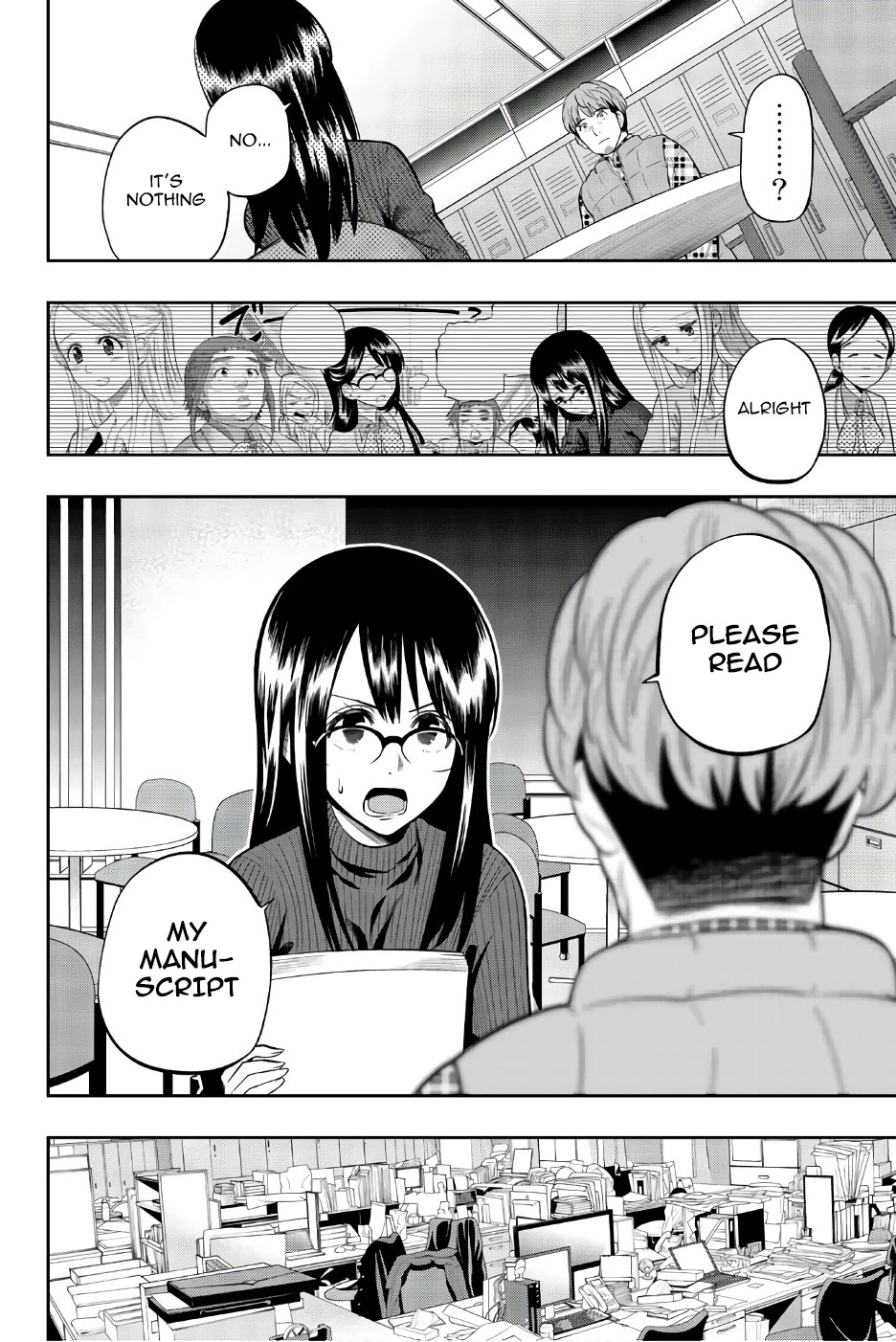 Hoshino, Me o Tsubutte. Chapter 87 page 10 - Chapter 87: Don't go acting like a goody two shoes