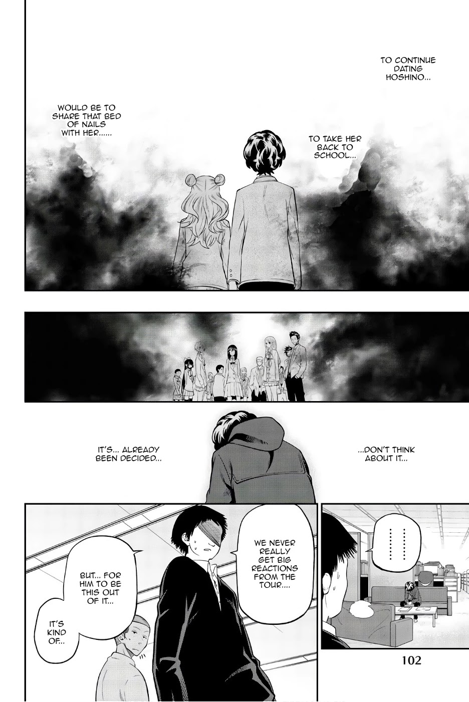Hoshino, Me o Tsubutte. Chapter 87 page 14 - Chapter 87: Don't go acting like a goody two shoes