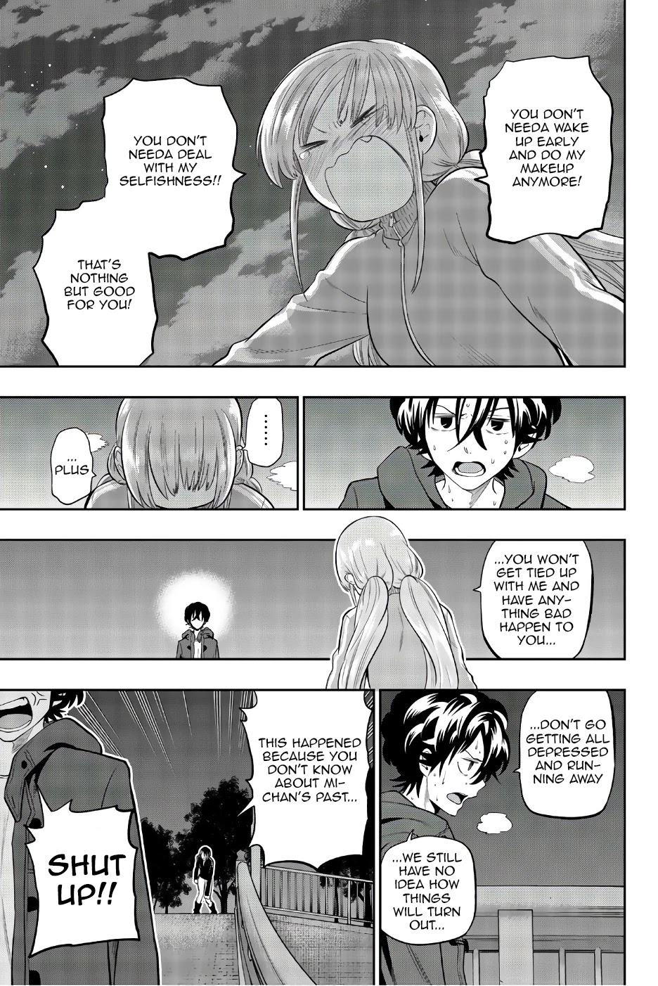 Hoshino, Me o Tsubutte. Chapter 89 page 12 - Chapter 89: Run!