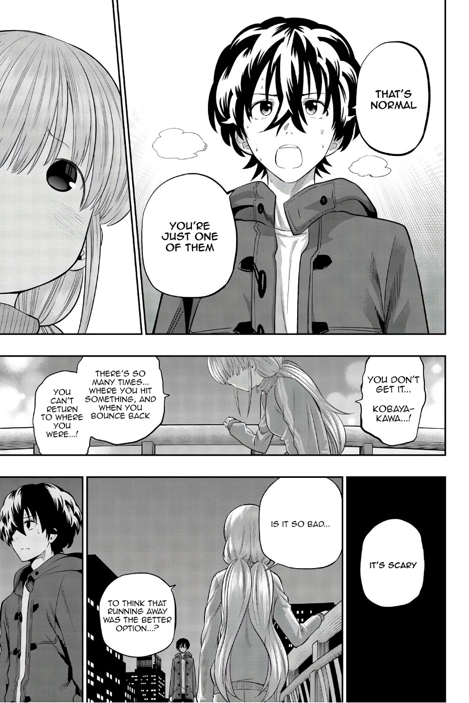 Hoshino, Me o Tsubutte. Chapter 89 page 14 - Chapter 89: Run!