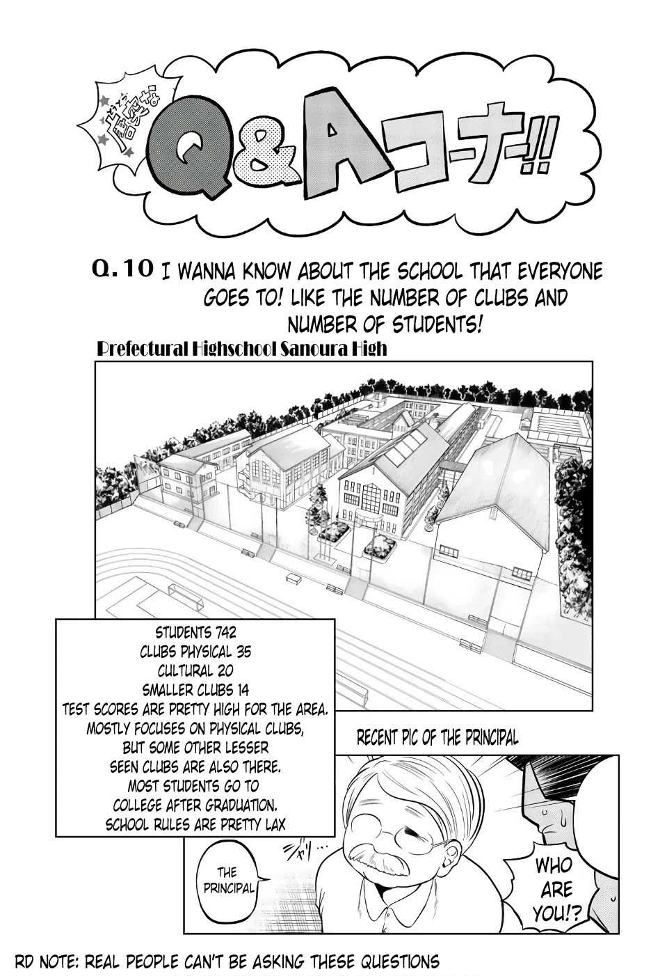 Hoshino, Me o Tsubutte. Chapter 90.5 page 5 - Chapter 90.5: Q&A and Side-story