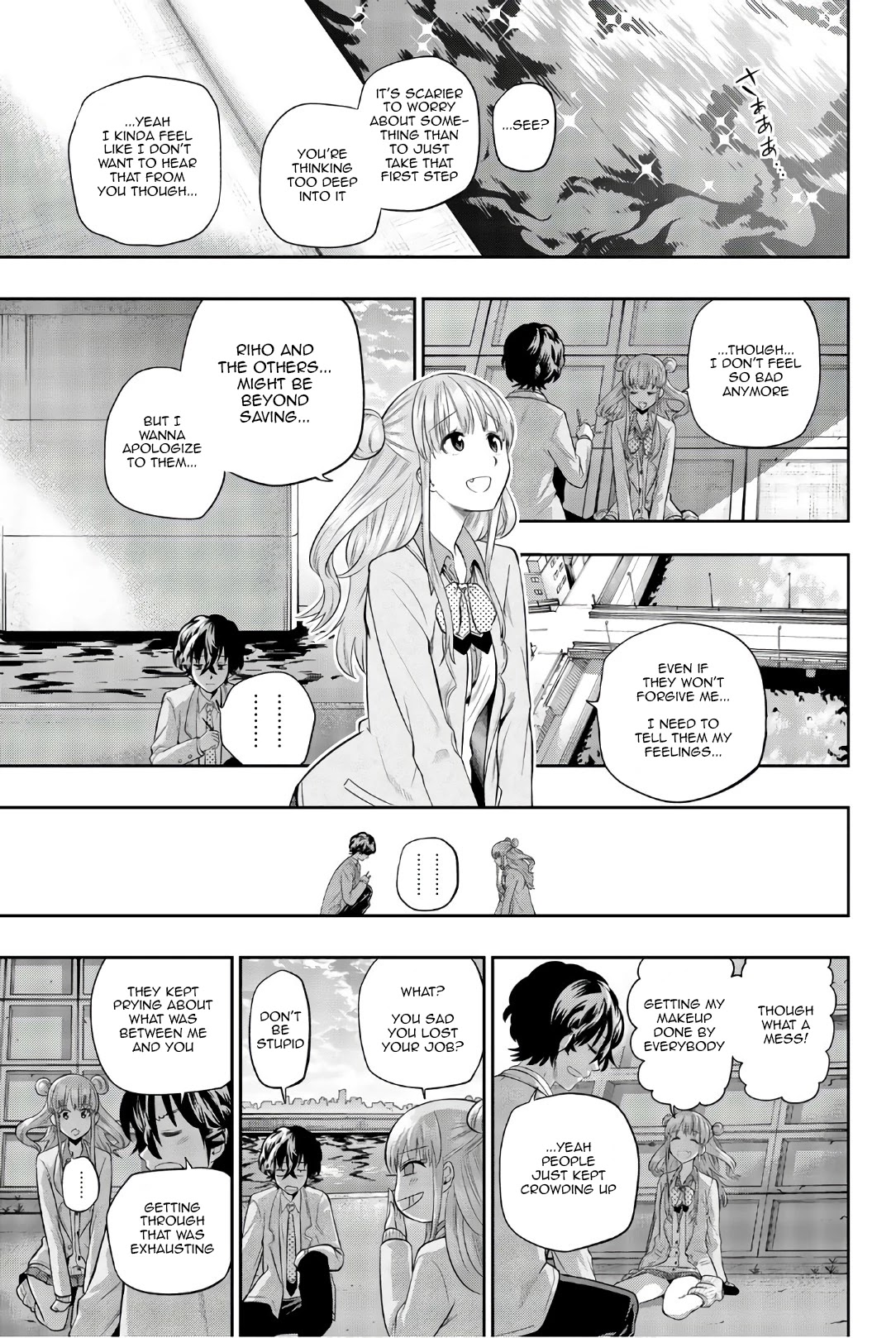 Hoshino, Me o Tsubutte. Chapter 91 page 17 - Chapter 91: It's Spring