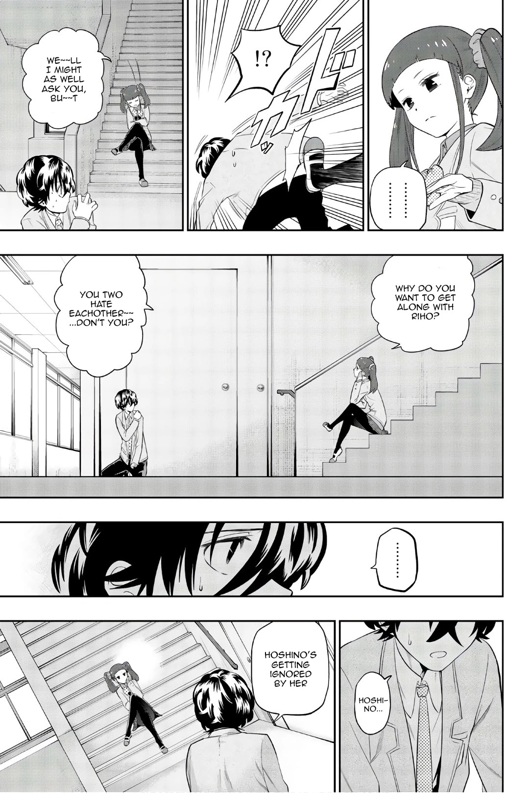 Hoshino, Me o Tsubutte. Chapter 93 page 10 - Chapter 93: What's your name?