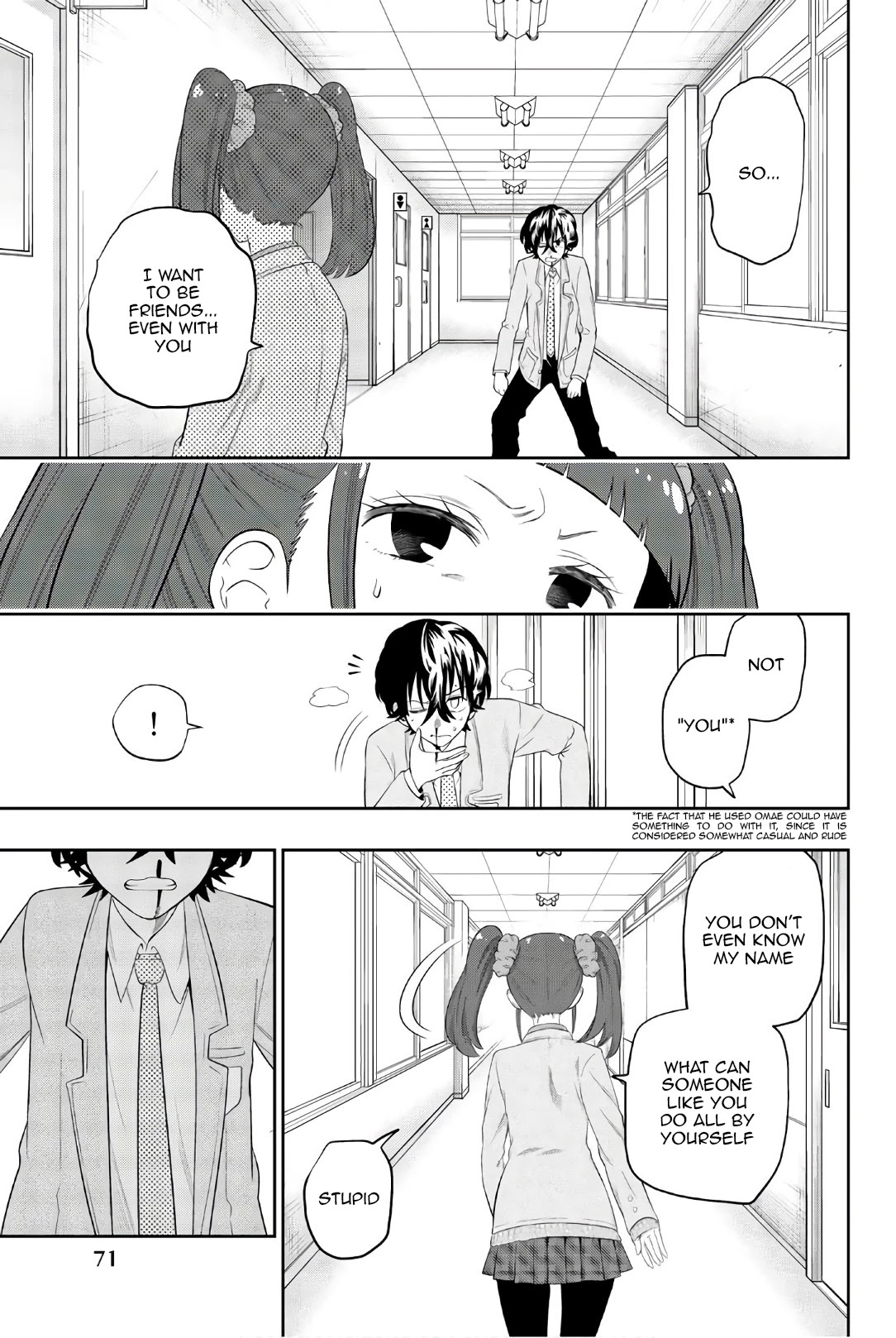 Hoshino, Me o Tsubutte. Chapter 93 page 20 - Chapter 93: What's your name?